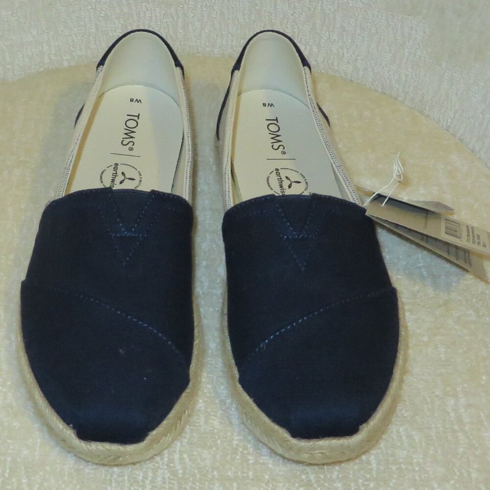 Toms Alpargata Rope, Ladies 8 BNWT